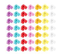 100Pcs Balloon Knot Tying Tool, Plastic Balloon Clips for Party | Durable plastic balloon knot tying tool, leak-proof seal for weddings, fits for events Multicolor