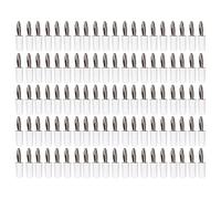 100pcs Banana Socket 4 mm Abslad Brass Long Service Life Good Performance Electrical Connections Outils (White)