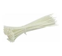 100pcs blanc câble nylon 25mm cravate 160mm long G