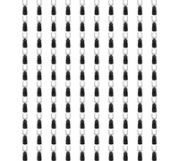 100PCS Borne de câble isolée Type U Fourche Spade Connecteurs électriques à sertir en cuivre 16?14AWG