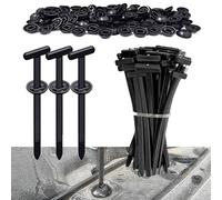 100pcs Boucles Universelles en Nylon, Boucles D'attache de Câble Universelles en Nylon Autobloquantes, pour Réparation Mécanique et Entretien Quotidien