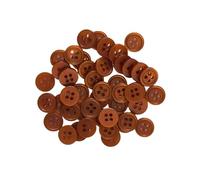 100pcs boutons en résine à 4 trous de 10 à 15mm pour couture, scrapbooking, vêtements, artisanat, accessoires faits à la main