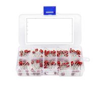 100Pcs/Box CBB Metal Film Capacitors Assortment Kit 63V 100V 10Values 102 222 332 472 103 223 333 473 683 104 154 224 334 474 56 AUOQKQUT