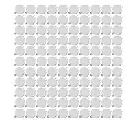 100pcs Brooch Glasps Pin Disk Bases, Silver Metal Blank Brooch Pins Craft Making Decoration Accessoires pour bijoux de bricolage (15mm)