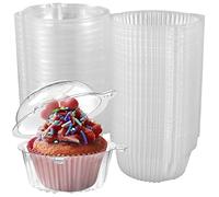 100pcs Cake Slice Boîtes réutilisables Cupcake Slice Container avec couvercle Empilable Clear Square Individue Single Dessert Box triangulaire Sandwich au fromage Boîte de rangement(Modèle de hibou)