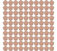 100pcs Castor Oil Belly Butly Patch, auto-adhésif Boully Button Patch, Emballage d'huile essentielle en coton biologique pour l'exercice, la lecture, les voyages, le travail.