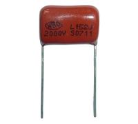 100pcs CBB capacitor 152 2000V 152J 2KV 1500pF 1.5nF P15 CBB81 Metallized Polypropylene Film Capacitor AUOQKQUT