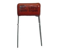 100pcs CBB capacitor 331 2000V 331J 2KV 330pF 0.33nF P15 CBB81 Metallized Polypropylene Film Capacitor EKFBQBGW