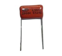 100pcs CBB capacitor 391 2000V 391J 2KV 390pF 0.39nF P15 CBB81 Metallized Polypropylene Film Capacitor AUOQKQUT