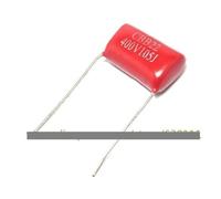 100pcs CBB Metallized Film Capacitors 1uF 105J 400V 105 P=20MM AUOQKQUT