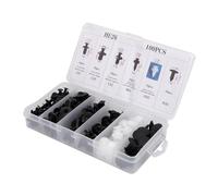 100pcs Clip de Retenue de Panneau de Garniture de Porte de Voiture, Clips de Garniture de Panneau de Porte Clips de la Fixation du Pare-Chocs Push Rivet Kit