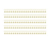 100PCS Clips Agrafe en Métal, Forme de Chien, de Serrage Forte, Couleur Or - Design Unique, et Multifonction, Idéal Pour Documents et Organisation