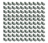 100pcs Clips de Plante pour Les Plantes d'escalade, Chrysanthemum Forme Garden Tiges de Fleurs Fixation des Clips de Support Outil pour Soutenir Les vignes de Support (Vert avec Broche en Clip)