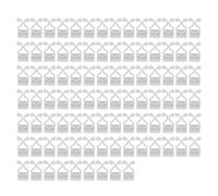 100pcs Clips d'escalade adhésifs adhésifs | Vignes murales fixant des Clips pour Les Plantes intérieures/extérieures | Rossie de la Branche ABS Recrutement des Clips | Aucun (White)