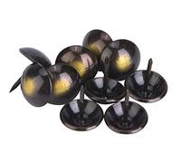 100pcs Clou de Tapisserie d'ameublement, Meubles Clous de Tapisserie d'ameublement Clous de Punaise de Pouce de Punaise rétro Ronde tête Clous Clous Antiques Broches de poussée[16×20mm] Épingles &