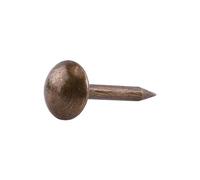 100pcs clous de tapisserie d'ameublement d'époque, goujon décoratif de porte de chaussure de sofa antiques tapisserie d'ameublement en métal de bronze d'étiquettes en métal[6 * 14mm]Points d'armure