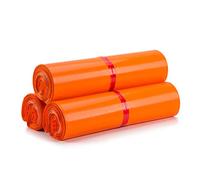 100pcs coloré express nouveaux sacs de courrier auto-adhésif étanche à l'humidité en plastique poly enveloppe cadeau pochettes d'expédition Sacs postaux (Color : Orange, Gift Bag Size :