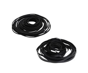 100pcs Courroie Magnétophone en Caoutchouc, 40-135mm Courroie Cassette Audio Accessoires pour Magnétophone pour Réparation et l'Entretien des Lecteurs DVD CD LD VCR et Unités Répétitrices