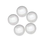 100Pcs Crystal Clear Round Cabochon Flat Back Verre Dome Tile Fabrication de Bijoux, 10mm