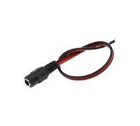100PCS DC Power Male Female Cable 12V Plug DC Adapter Cable Plug Connector For Camera DC Plug 5.5 * 2.1mm 5.5x2.1 NWPNLXEA(100PCS Female)