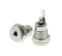 100PCS DC099 3.5mmx1.35mm DC Power Jack Socket Female Panel Connector metal 3.5 * 1.35mm NWPNLXEA