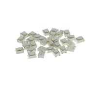 100PCS DC12V 50mA Micro Bouton Tactile Switch SMD 4Pin 3X4X2.5MM Blanc Tactile Tactile Bouton Poussoir Micro Switch Momentané (Color : SMD Feet)(Smd Feet)