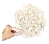 100pcs Doigtiers en Latex, Doigtiers en Latex, Doigts de Protection imperméables du Bout des Doigts, Doigts de Protection contre les blessures aux Doigts, Doigts imperméables pour Tatouage