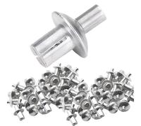 100PCS Drive Rivets, Knock-type Expansion Aluminum Alloy Rivets, Aluminum Core Rivets With Round Head