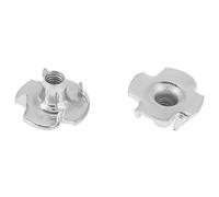Walfront 100Pcs Ecrou à Griffes M4 Ecrou en T pour Meubles de Travail du Bois Roches d'escalade(M4)