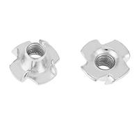 100Pcs Ecrou à Griffes M6 Ecrou en T pour Meubles de Travail du Bois Roches d'Escalade(M6)