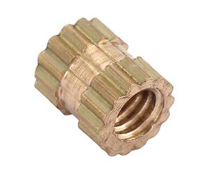 100pcs Écrous Incorporés M2.5 * 3 * 3.5 Insert Fileté En Laiton Pour Assemblage De Plastique Métal