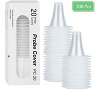 100pcs Embouts pour Braun ThermoScan thermomètre auriculaires, Capuchons pour thermomètre frontal | Adaptable du bébé à l'adulte