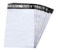 100Pcs enveloppe plastique expedition, emballage colis vetement, pochette envoie , Autoadhésive sachet Colis, Opaques sac, (20×30cm