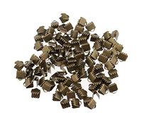 100pcs Fermoir Mousqueton Bracelets Griffe Fermoirs Pince Extenseurs de Chaîne - Bronze, 6mm