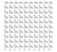 100pcs Fermoirs à Broches Plateaux à Broches 2 Tailles 15mm/20mm Métal Argent Fer Plat Disque Vierge Fond Rond Boucle Epingles pour Badge, Corsage, Etiquettes Nom, Artisanat de Bijoux(15mm)
