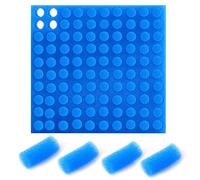100pcs Filtres pour Aspirateur Nasal, Éponge en Mousse Sanitaire Filtres d'Hygiène pour Aspirateur nasal Accessoires de Remplacement pour Aspirateur Nasal pour Bébé