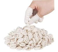 100pcs Finger Cots usir imperméable Anti-slip antidérapant latex de latex Finger Cottes de doigt polyvalent Protecteur du pouce pour la maison