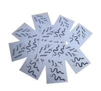100PCS ge temporaire imperméable motif serpent et fleur for bras, grande taille, noir, tendance original(Snake)
