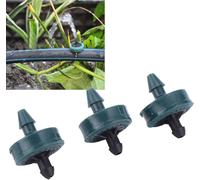 100PCS Goutte à Goutte Irrigation Spot Arrosage Goutteur Émetteur, Dispositifs D'arrosage Des Plantes, 8L Goutteurs À Compensation De Pression Micro Système D'irrigation Goutte À Goutte Arrosage