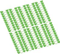 100PCS Greenhouse Arch Frame Double Head Plastic Clip Heating Press Film Clip Clamp 5mm