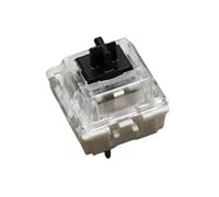 100pcs Interrupteur de Remplacement pour Clavier Mécanique Compatible pour Interrupteur à Clé pour MX Prises CIY SMD 3pin Thin Pins Dedicated Shaft Body Noir Bleu Marron Rouge (Black)