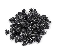 100Pcs Interrupteur Tactile 6x6x7mm Micro Bouton Poussoir Momentané pour Carte Circuit Imprimé PCB Composant Électronique