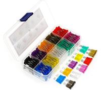 100pcs Kit de sauvegarde standard assorti 2A 3A 5A 7,5 A 10A 15A 20A 25A 30A 35A Câblage de protection