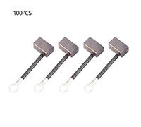100pcs Kits de remplacement des brosses en carbone s'adapter à 12 V / 24V / 48V DC Pompe à eau J435A 9x8x14,5 mm
