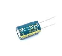 100pcs/lot 10uf400V aluminum electrolytic capacitor size 10 * 17mm 400V 10uf 20%