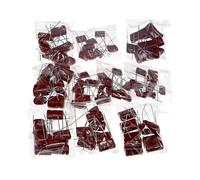 100pcs/lot 10values x 10pcs 1000V 0.001uf~0.12uf CBB metal film capacitors Assortment Kit