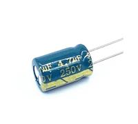 100pcs/lot 250v 4.7UF aluminum electrolytic capacitor size 8 * 12 4.7UF 20% NWPNLXEA