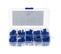 100Pcs/lot 3296W Multiturn Trimmer Potentiometer Kit High Precision Variable Resistor With Box Kit NWPNLXEA