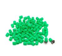 100pcs/lot Green Cap Hat G62 for 6 * 6mm Tactile Push Button Switch Lid Cover