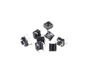 100pcs/lot Momentary Tactile Push Button Switch 6 * 6 * 5mm 4 Pin ON/OFF Keys Button DIP 6x6x5mm NWPNLXEA